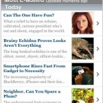 New York Times iPhone
