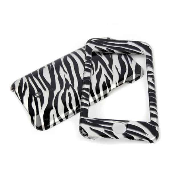 Zebra Pattern Hard Skin Case Cover