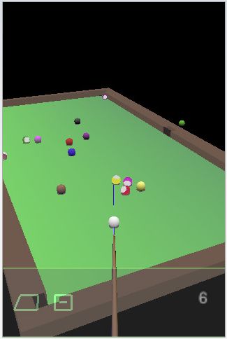 3D Pool iPhone game