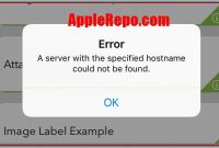 A Server With the Specified Hostname Could Not Be Found iPhone Maps
