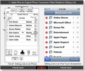 Apple Officially Receives Patent for List Editing System