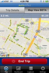 Automilez gps tracking iphone app