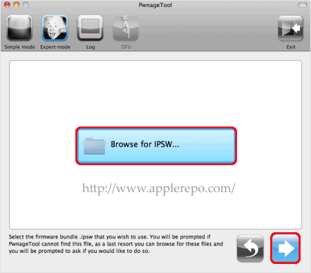 Browse-IPSW-file