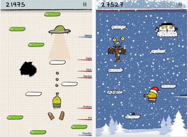 Doodle Jump iPhone Game
