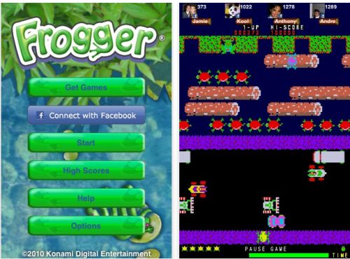Frogger iPhone Game