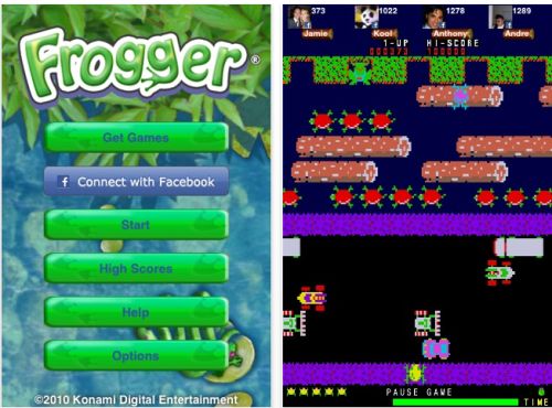 Frogger iphone app Frogger iPhone Game