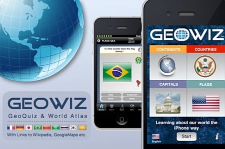 GeoWiz iphone app