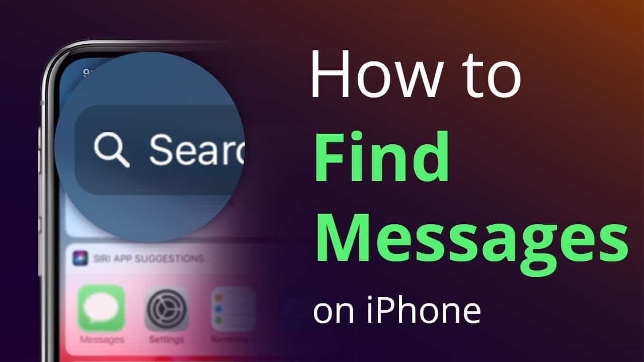 How to Find Deleted Messages on iPhone