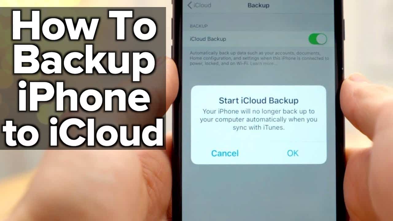 How to backup iPhone to iCloud