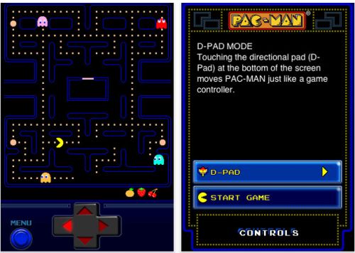 Pac-Man iphone game Pac-Man iphone game