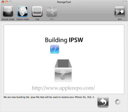 PwnageTool-Building-IPSW-file