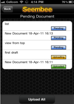 SeemBee phone app SeemBee phone app