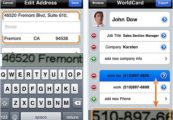 WorldCard iPhone app