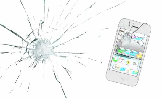 broken cracked ipod touch screen