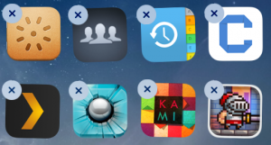 delete apps on ipad