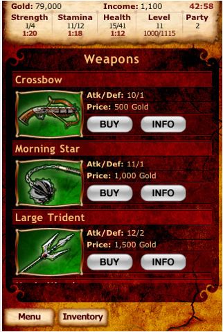 dungeon questi pod touch game dungeon questi pod touch game