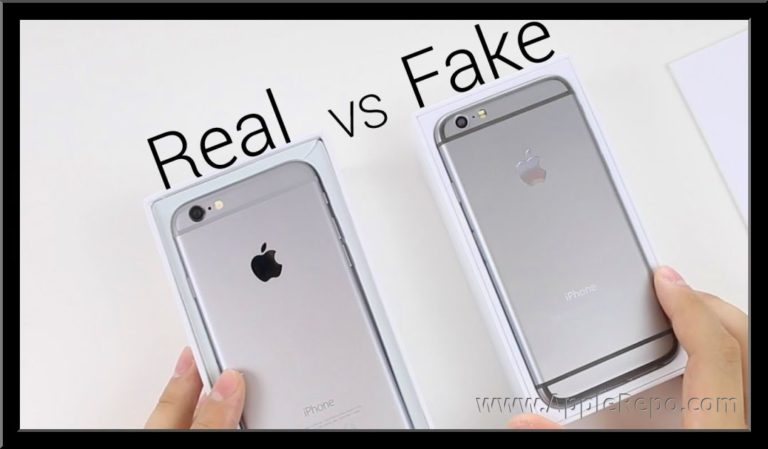 fake iphone vs real iphone