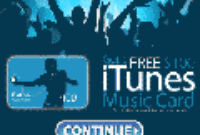 free itunes codes not used 2011