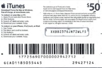 free itunes gift card code