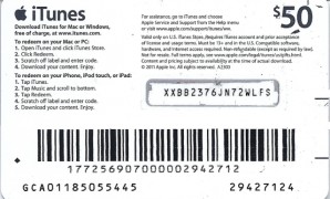 free itunes gift card code