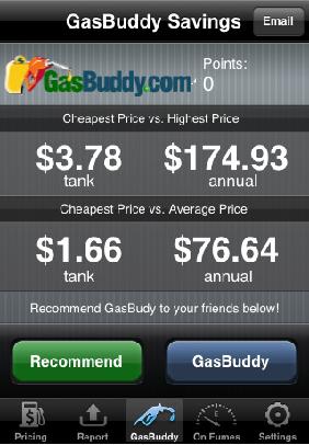 gas buddy iphone app