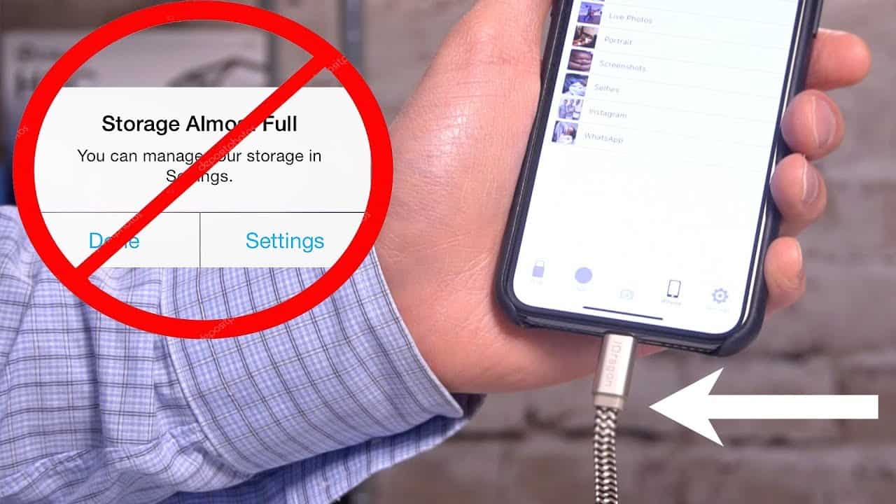 how to buy more storage on iphone