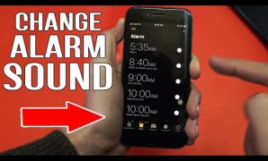 how to change alarm sound on iphone