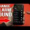 how to change alarm sound on iphone