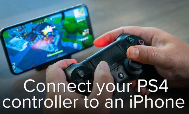 how to connect ps4 controller to iphone