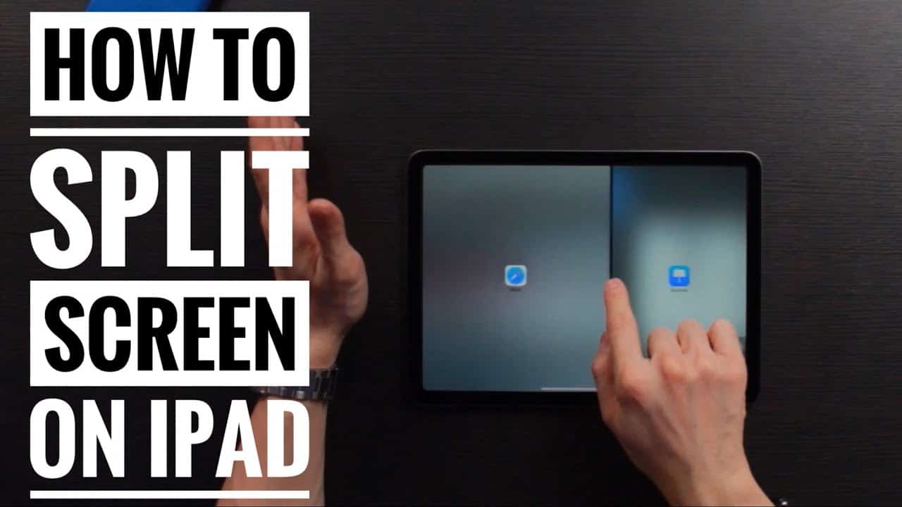 how to do split screen on ipad