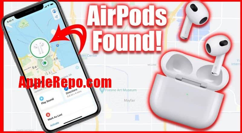 how to find lost airpods when offline