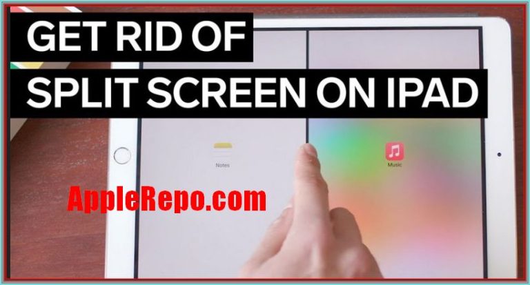 how to get rid of split screen on ipad