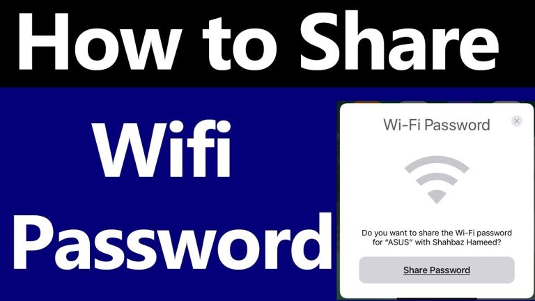 How to Share Wifi Password on iPhone