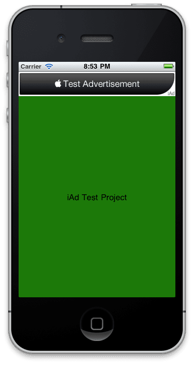 iAd Integration to iPhone app