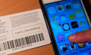 Redeem a Gift Card on iPod Touch