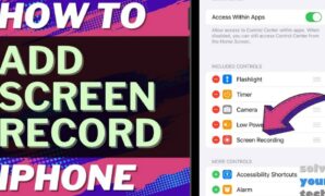 How to Add Screen Recording on iPhone