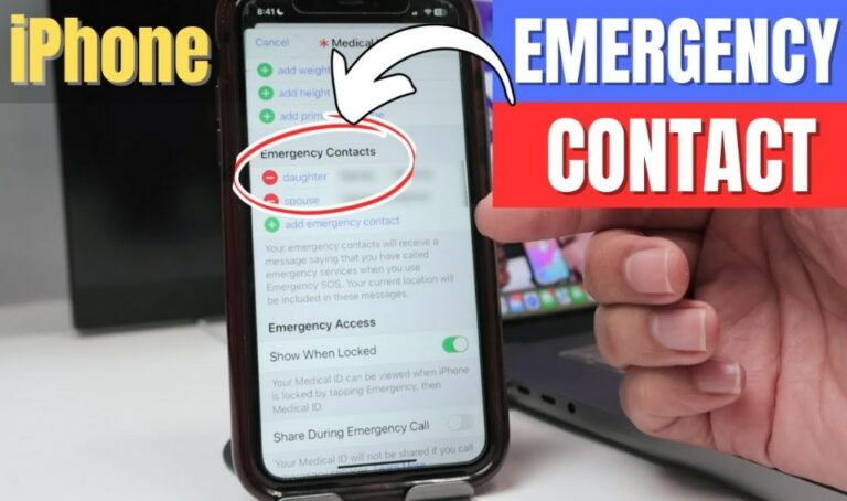 How to Add Emergency Contact on iPhone