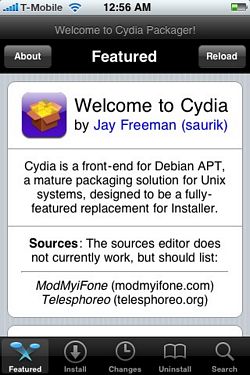 install cydia ipod touch