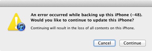 ios 5 update error problem ios 5 update error problem