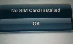 ipad error no sim card installed