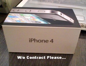 iphone 4 without contract