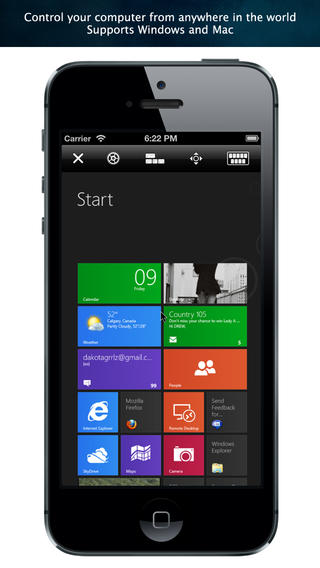 iteleport vnc rdp iphone app