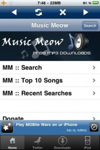 free music for ipod touch