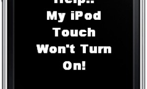 my ipod touch wont turn on