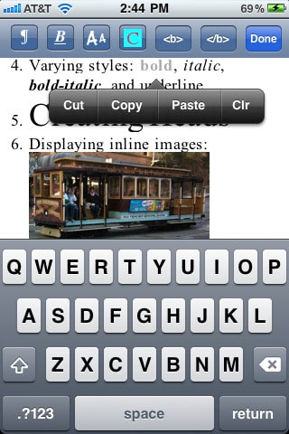 A Review of KyTekHTMLEditor App for iPhone and iPad