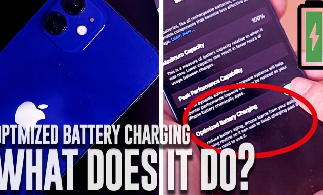 optimized Battery Charging iphone