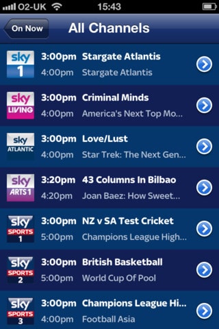 Watch Movies on your iPhone Using Sky GO app