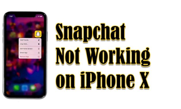 snapchat not working on iphone