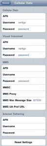 T-Mobile MMS Settings for IPhone