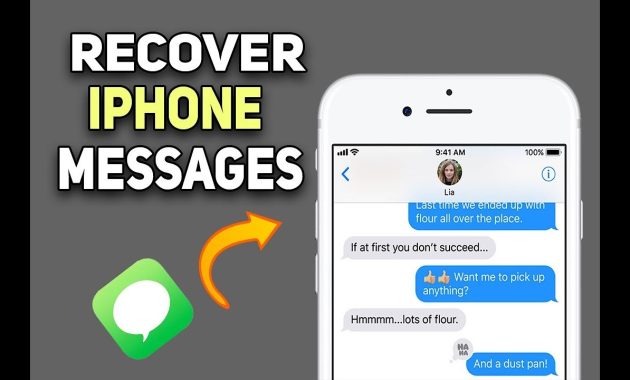 undeleting text messages on iphone